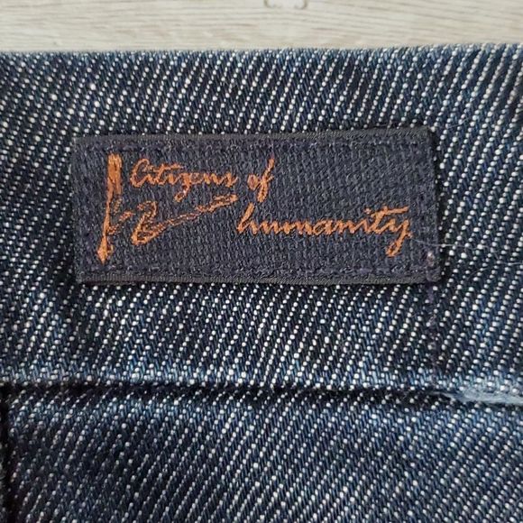 Citizens of Humanity Novak‎ #358 Denim Pencil Skirt 5 Pockets Button/Zip Fly 28 - Picture 5 of 13